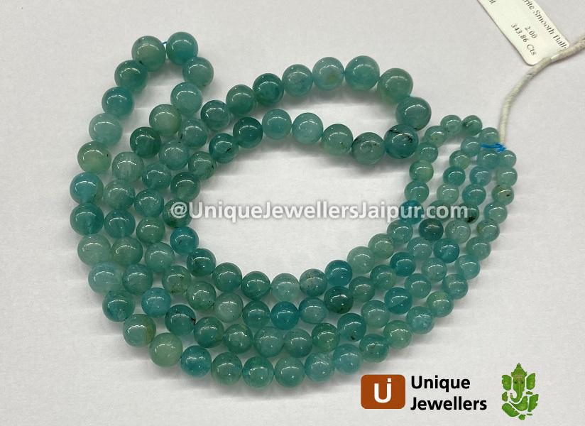 Grandidierite Smooth Far Balls Beads